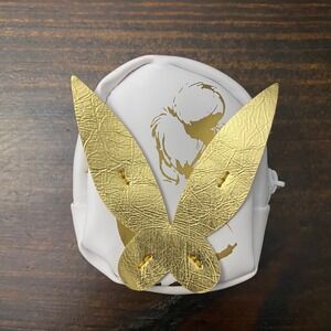 Disney Tinker Bell Real Littles Mini Backpack White Gold Fairy Wings Doll Toy